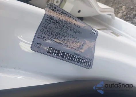 2022 Audi S5 Premium Plus из США, поврежденный, VIN WAUC4CF58NA035308